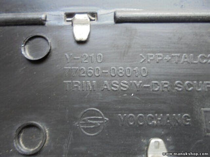 Estriberas taloneras acero delantero izquierdo Ssangyong 7726008010 772 600 8010