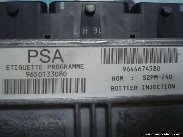 Centralita del motor Citroen C5 1.8 9650133080 9644674580 SAGEM 215841848