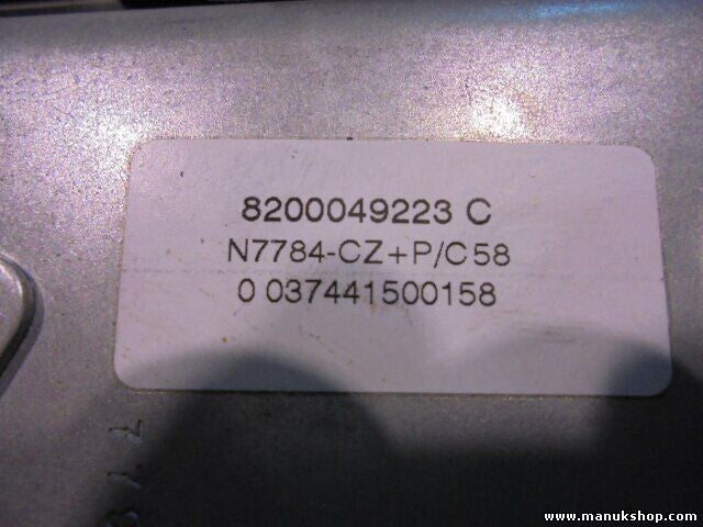 Airbag del pasajero Renault 8200049223C N7784-CZ+P/C58 0037441500158 5508578