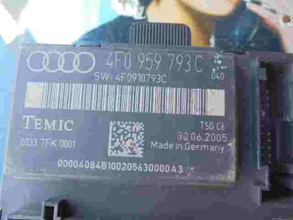 Unità di controllo porta Audi A6 4F0959793C 4F0910793C TEMIC 0033 TFK 0001