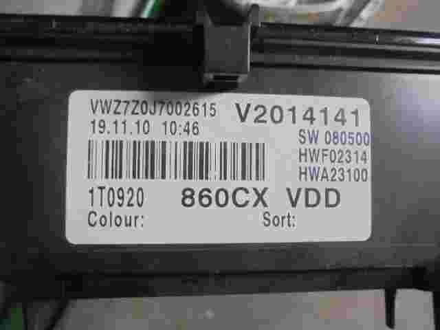 Esferas del cuadro instrumentos Touran Caddy 1T0920860CX 1T0920860CX001 V2014141