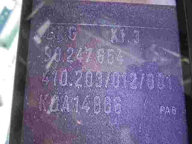 Módulo de luz Opel 90247654 90 247 654 VDO 410203012001 410.203/012/001 KBA10806