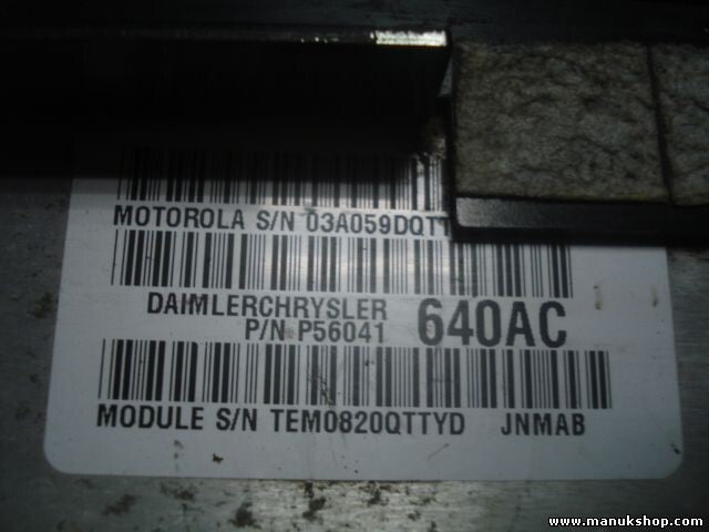 Módulo de control del tren motriz  Jeep Cherokee P56041 640AC P56041640AC
