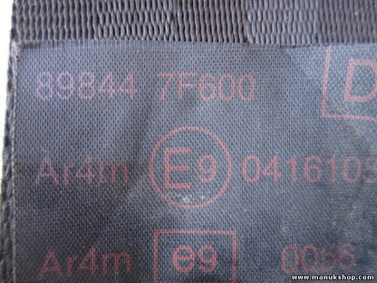 Cinturón de seguridad trasero derecho Nissan Terrano Ford Maverick II 898447F600