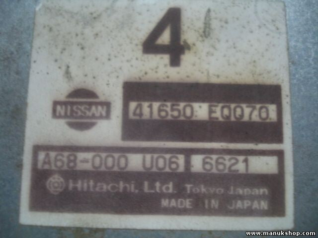 Resolución Control Nissan X-Trail 41650EQ070 41650 EQ070 HITACHI A68000U066621
