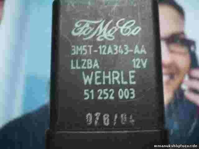 Regolatore relè ricotto spina Ford Mazda 3M5T12A343AA LLZBA 51252003