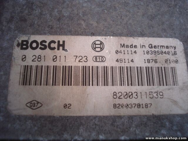 Centralita del motor Renault Laguna II 1.9 8200311539 8200376187 0281011723