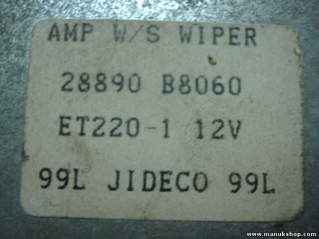 Motor del limpiaparabrisas Controller Nissan Cabstar Urvan Patrol 28890B8060