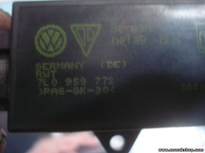 Unidad de control de la calefacción del asiento Porsche Cayenne VW 7L0959772