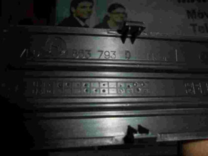 Estriberas taloneras acero trasero izquierdo VW Audi 7L0853793D 7L0 853 793 D