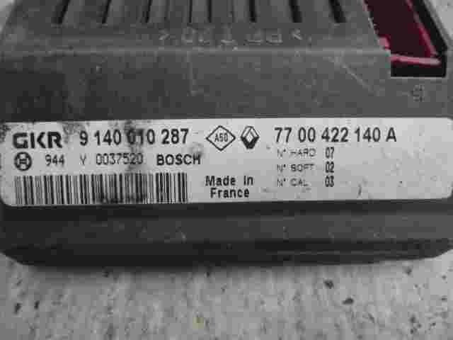 Control electrónico del aire acondicionado Renault 7700422140A BOSCH 9140010287
