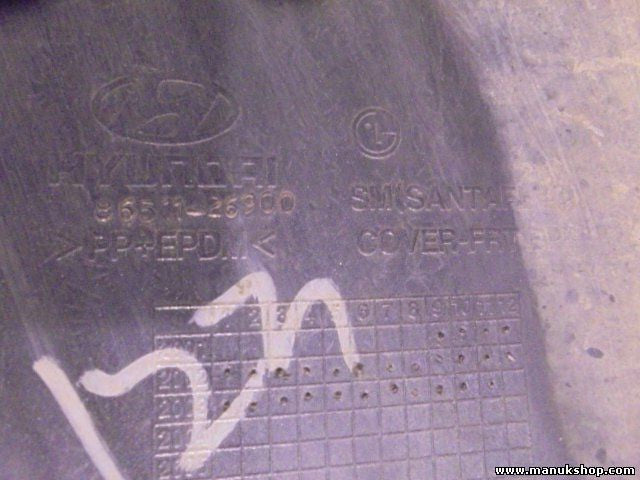 Parachoques Hyundai Santa Fe 2003 8651126900 86511 26900 86511-26900 SM FRONT