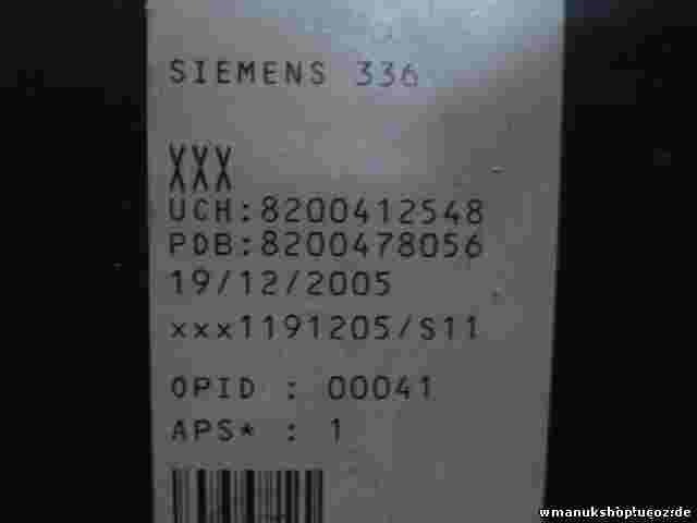 Scatola fusibili relè Renault Megane UCH N2 8200412548 8200478056 S118400150F