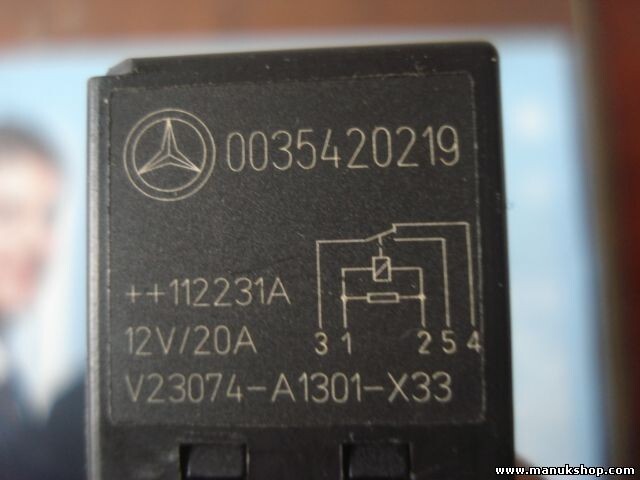 Relé Mercedes-Benz C350 ML550 S350 SL600 0035420219 V23074-A1301-X33