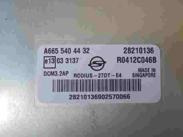 Centralita Ssangyong Rodius A6655404432 A665 540 44 32 R0412C046B 28210136