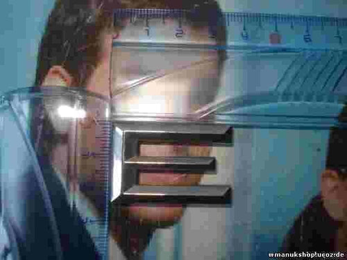 Emblema posteriore Audi 80 90 100 A4 A6 E 3,5 cm