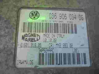 Centralita Seat Ibiza 6L 036906034DG MAGNETI MARELLI 6160101805 IAW4MVDG