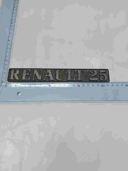 Emblema Renault 25 21.5cm. 7700754657 77 00 754 657 7700 754 657