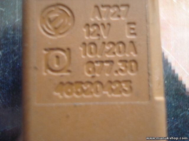 Relé Fiat Alfa Romeo A72746520423 A727 46520423 0046520423