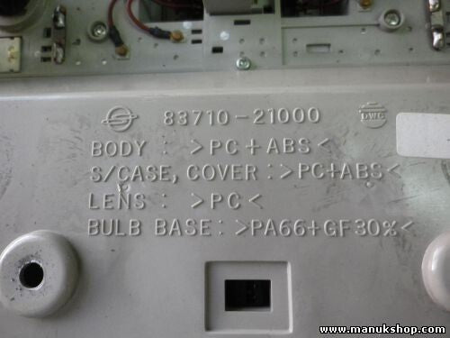 Luz Lectura Interior SsangYong Rodius 2.7 XDI 8371021000 83710-21000 83710 21000