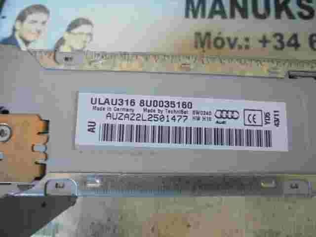 Radio CD Player  Audi Q3 ULAU316 8U0035160