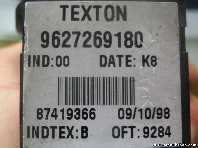 Bobina lector Key Peugeot 206 index B 9627269180