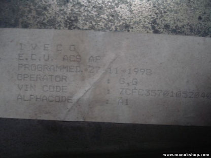 Centralita del motor Iveco Daily I 2.8D Van/Bus KONGSBERG LTPEA9607A