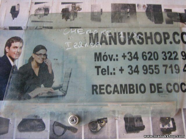 Vetro porta anteriore sinistra Jeep Grand Cherokee I 43R001075 DOT287VFM326