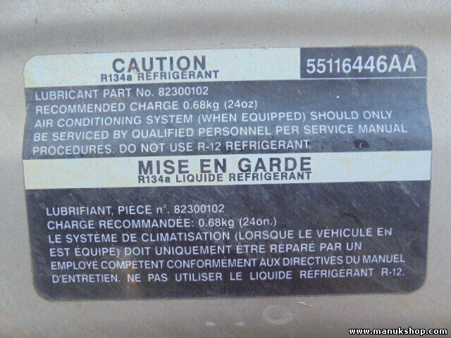 Capo Jeep Grand Cherokee I ZJ 2.5 TD 55116446AA 2499 ccm, 85 KW, 115 PS