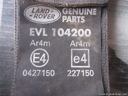 Cinturón de seguridad delantero derecho Land Rover Discovery 2 EVL104200
