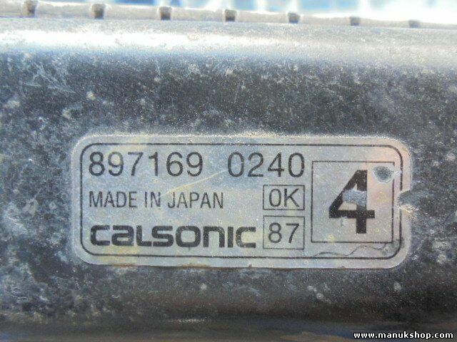 Radiador de agua Isuzu Opel Monterey 8943752755 8971690240 97036935 97169024 