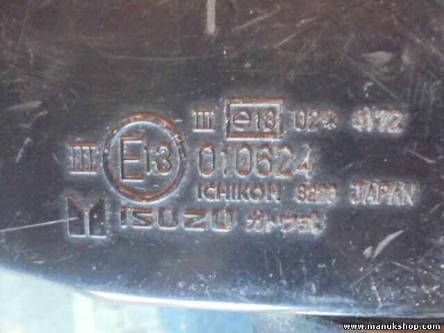 Espejo retrovisor exterior derecho manual Opel Monterey Isuze Trooper E13010624