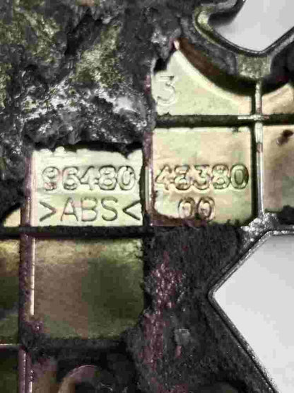 Emblema Peugeot 206 307 9648048380 96480 48380 9 cm.