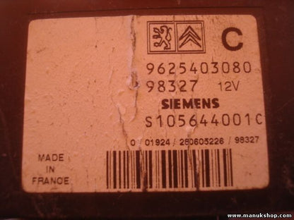 Controlador cierre centralizado Peugeot 306 12V 9625403080 SIEMENS S105644001C