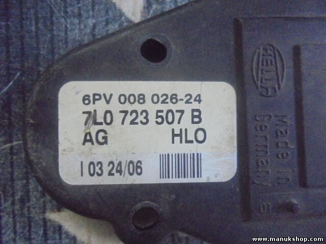 Sensor de posición del acelerador Audi Q7 Porsche Cayenne VW Touareg 7L0723507B