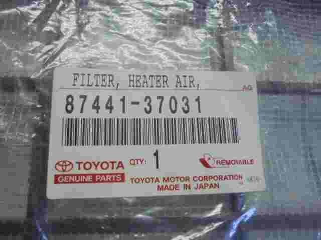 Heater Air Filter  Toyota Hino 300 8744137031 87441-37031