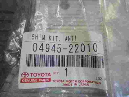 Kit Shim Anti Toyota RAV 4 Mark II LX90 0494522010 04945-22010