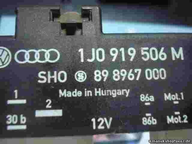 Centralina modulo elettroventilatore Seat Cordoba Ibiza VW Polo Skoda 1J0919506M