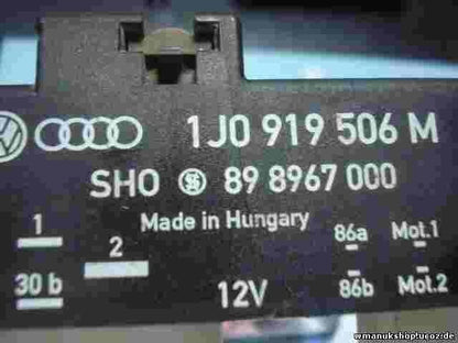 Centralina modulo elettroventilatore Seat Cordoba Ibiza VW Polo Skoda 1J0919506M