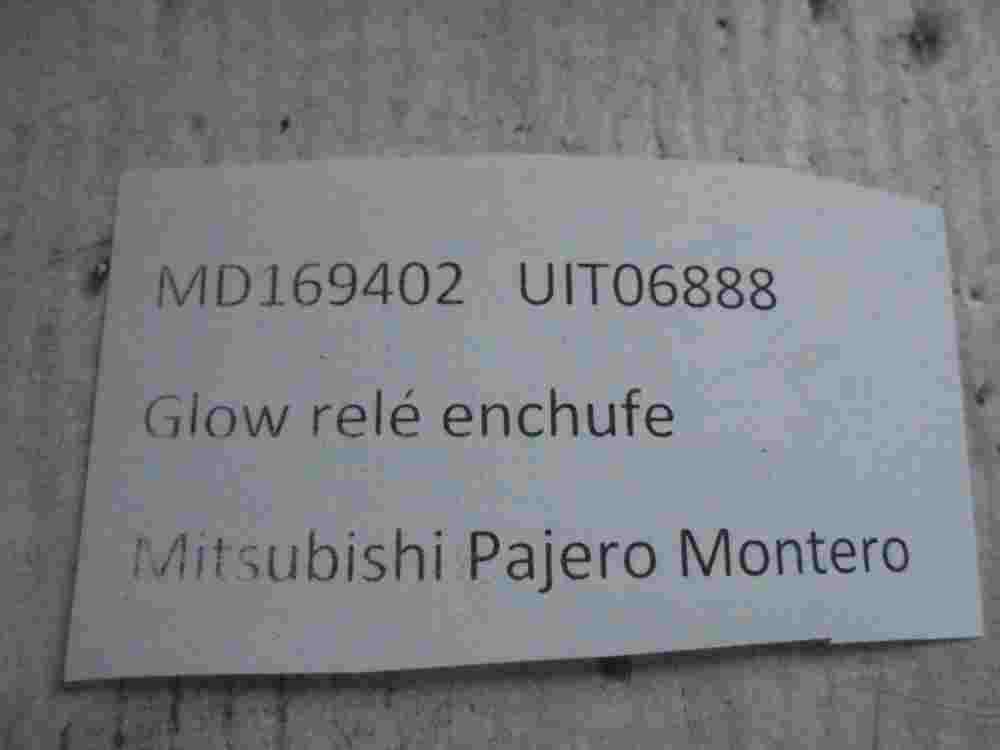  Recocido controlador Glow relé enchufe  Mitsubishi Montero Pajero MD169402 