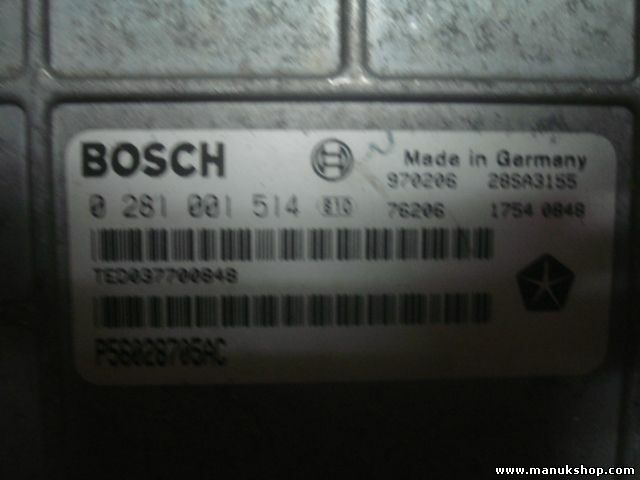 Centralita Jeep P56028705AC 56028705AC 56028705 970206 28SA3155 0281001514 76206