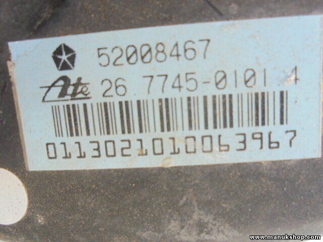 Servofreno Jeep Cherokee 4.0L 1983/10-1986/09 2464 ccm, 81 KW, 110 PS 52008467