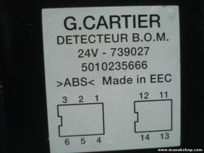 ABS Centralita  Renault Trucks G.CARTIER DETECTEUR B.O.M 24V-739027 5010235666