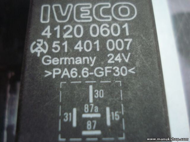 Relé Iveco Eurotech 41200601 4120 0601 51401007 51 401 007