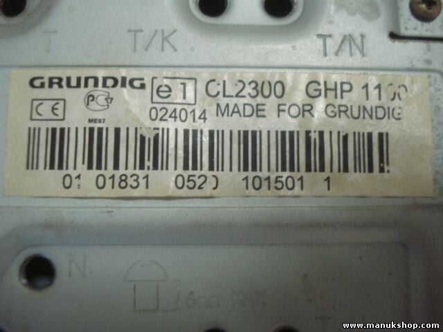 Radio CD MP3 Ford Focus Turnier GRUNDIG 024014 CL2300 GHP 1100 CL2300GHP1100