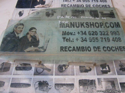 Cristal delantero izquierdo Mitsubishi  Pajero Pinin 1999 43R007951 DOT24AS2M19