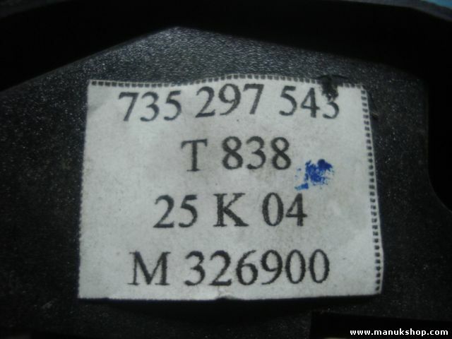 Interruptor de emergencia Fiat Doblo 735297543 735 297 543 T 838 25 K 04 M326900