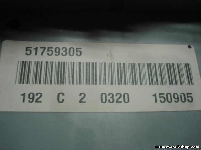 Caja de fusibles Fiat Stilo 1,9 JTD 51755127 51759305 0051755127 501209830030