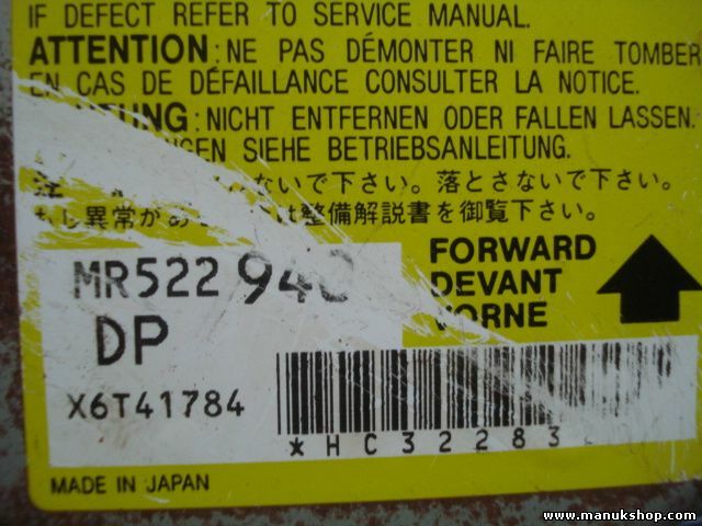 Airbag Centralita   Mitsubishi L200 MR522940 DP X6T41784