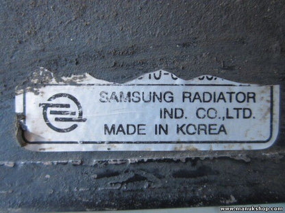 Radiador de intercooler SsangYong Musso Korando (K4) Family 2.5 D 1988-1997